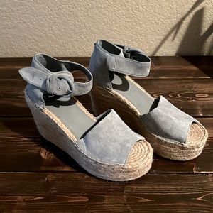 Marc Fisher espadrille wedges size 7.5